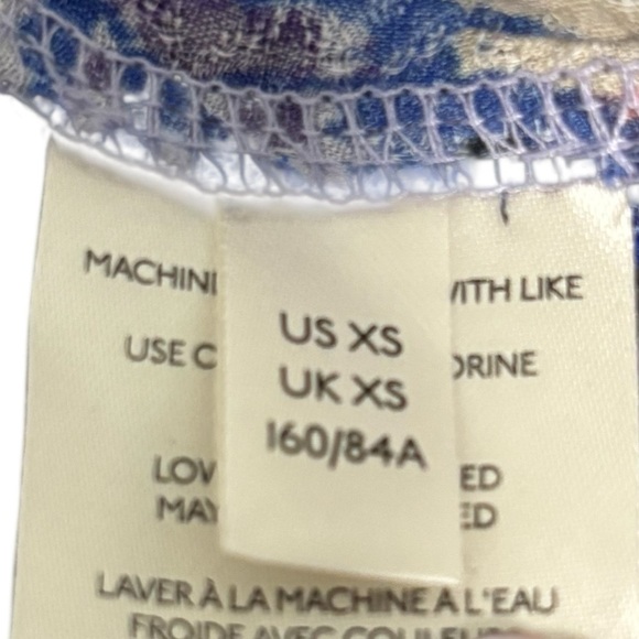 FREE PEOPLE - SIZE XS - BRUNCH A BUNCH FLORAL TUNIC TOP DRESS - VIBRANT - B17 - Picture 14 of 16